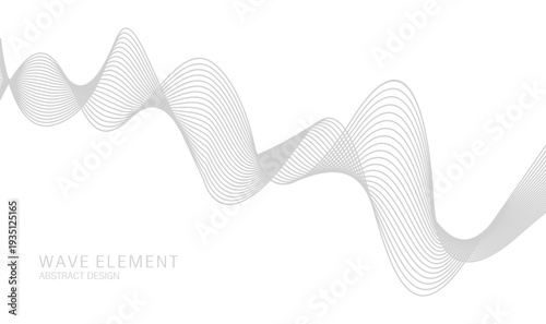 Vector of digital frequency track equalizer with gray theme, stylized line art element for design using business presentation background.