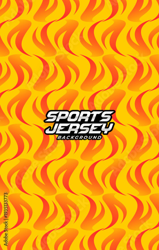 Red yellow pattern background for sport jersey design