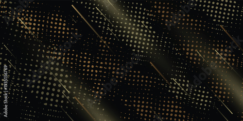 Luxury premium gold glowing line with lighting effect sparkle on black background. Template premium award design. Vector illustration