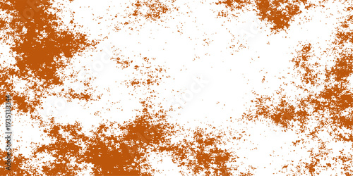 A high-detail rusty metal plate background featuring a brown grunge iron texture and an aged rough surface pattern for an old industrial material design