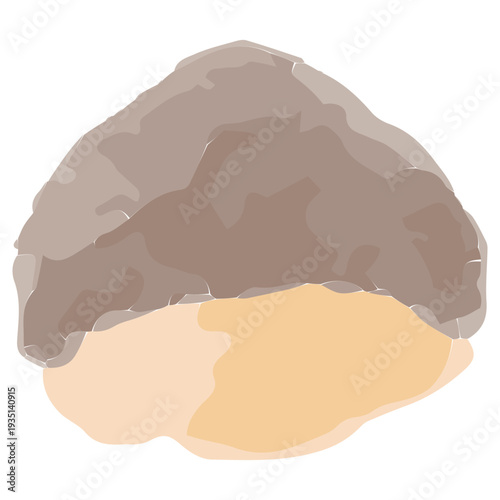 秋の味覚クリの水彩イラスト 幼稚園・保育園向け9月のやさしい挿絵シリーズ