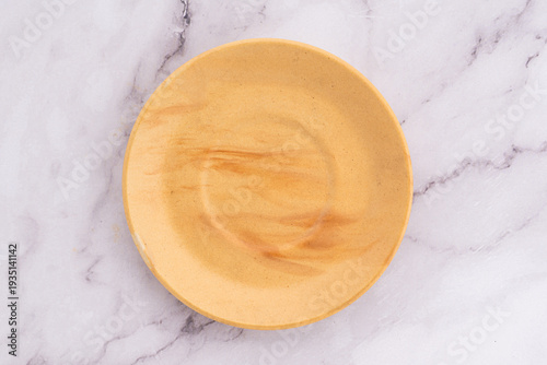 Ceramic Serving Bowl Marble Background