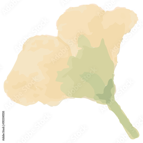 色とりどりの落ち葉の水彩イラスト 幼稚園・保育園向け9月のやさしい挿絵シリーズ