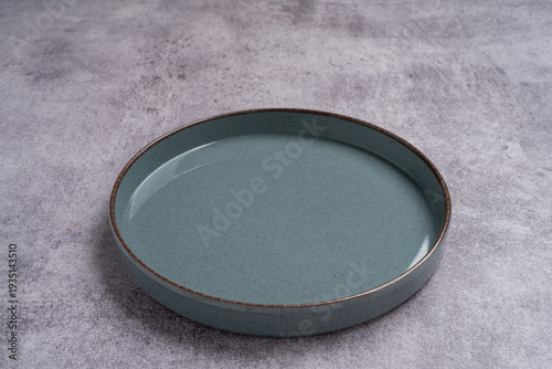  Ceramic Cake Plate Top View Marble Background
