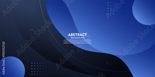 Abstract blue background with flowing wave pattern design. Minimalist background element style concept. Vector eps10