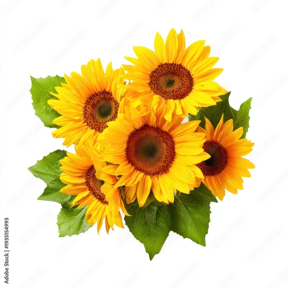 Obraz premium Sunflowers arrangement photography botanical.