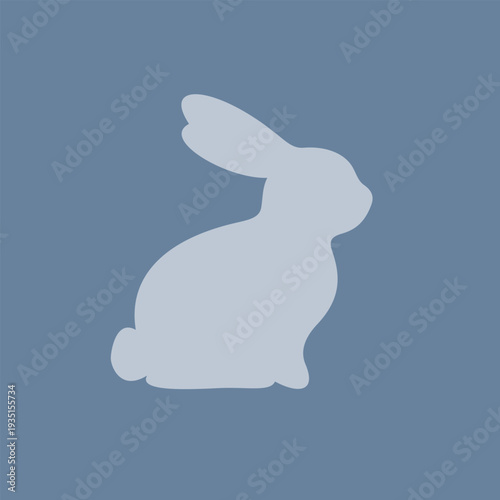 Bunny, rabbit icon isolated. Vector illustration