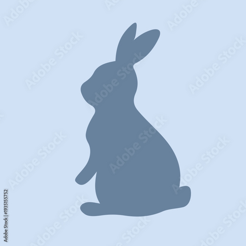 Bunny, rabbit icon isolated. Vector illustration