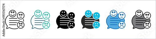 Sentiment Single Icon Pack Multistyle