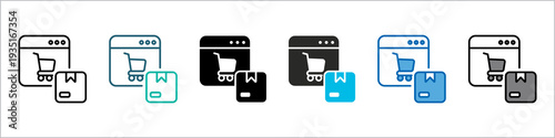 Commerce Single Icon Pack Multistyle
