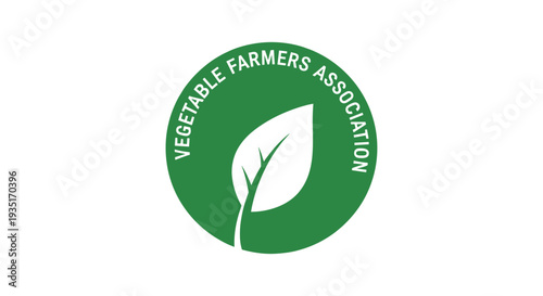 Green Leaf Logo for Vegetable Farmers.