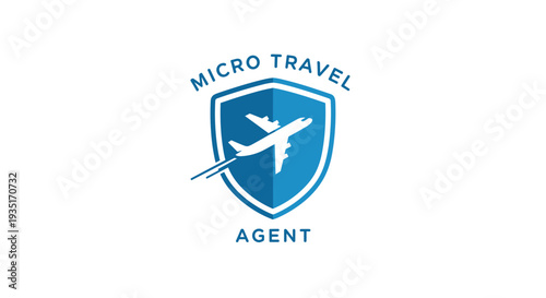 Micro Travel Agent Logo Design.