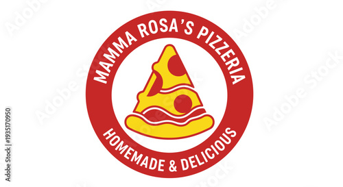 Pizza Logo Design for Pizzeria Restaurant.