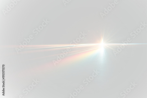 Soft golden sun flare with layered light streaks, radiant center, and transparent effect. png

