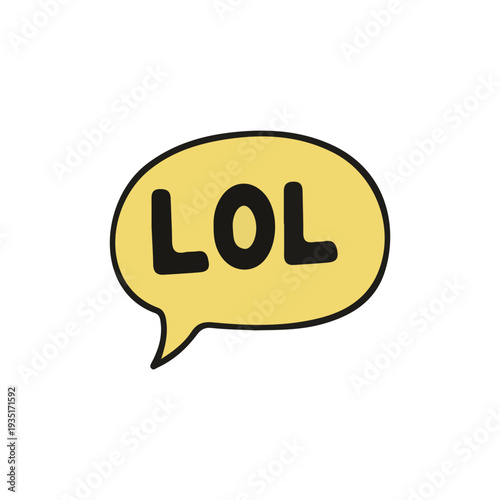 LOL Speech Bubble Icon