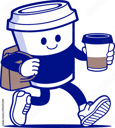 illustration concept for coffee shop and pastry