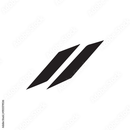 Dynamic Black Parallel Lines Modern Minimalist Geometric Abstract Art