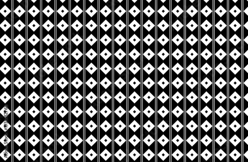 釘抜繋ぎ模様　黒色　日本伝統シンプル背景