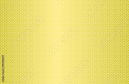 工事繋ぎ模様　金色　日本伝統シンプル背景