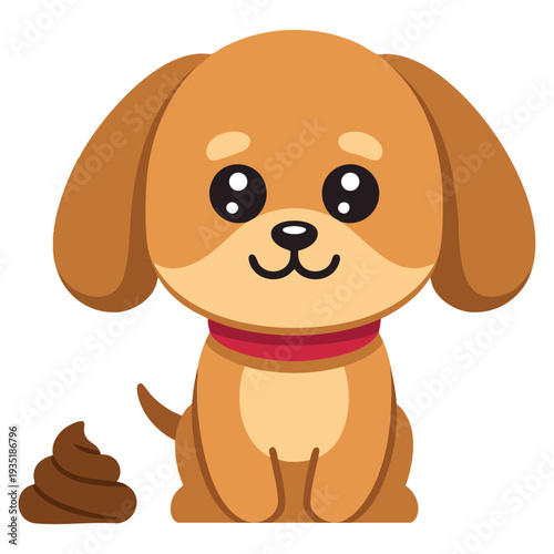 Dog illustration design element suitable for pet care branding veterinary clinic materials animal adoption campaigns and companion themed artwork