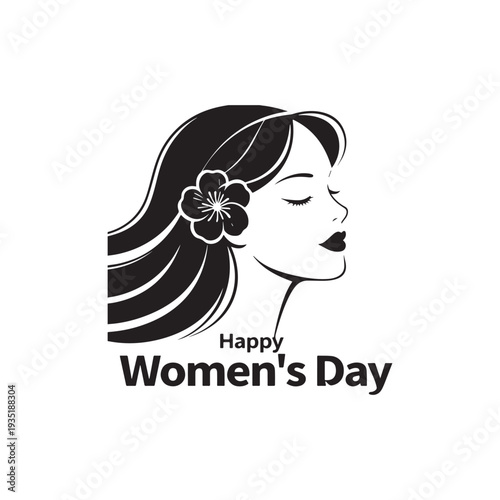 Elegant Illustration for International Women's Day. 