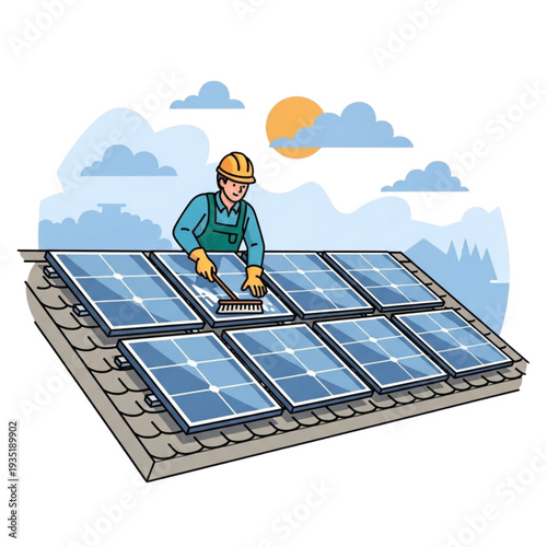 solar panel installation and maintenance