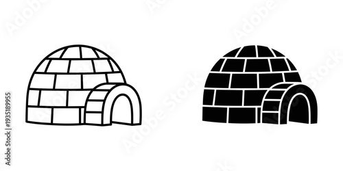Minimalist line art snail and turtle icons vector illustration isolated on white background
