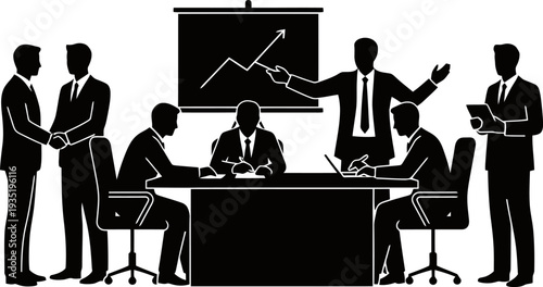 Corporate Team Silhouette