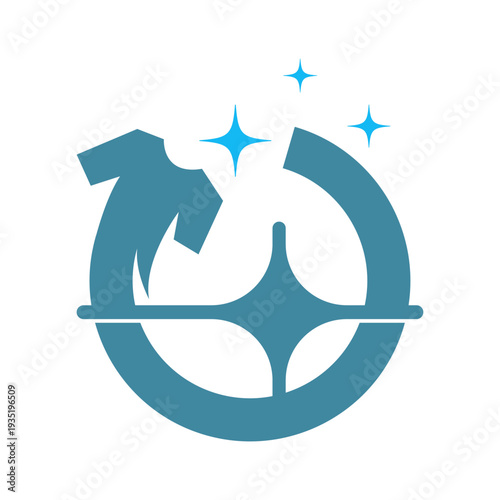 Loundry cleaning service icon