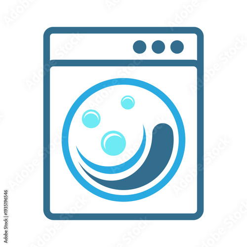 Loundry cleaning service icon