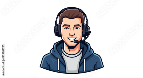 A professional young woman in business attire sits at a modern office desk while smiling warmly and working on her sleek laptop in a bright corporate environment