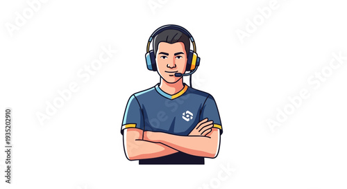 A professional young woman in business attire sits at a modern office desk while smiling warmly and working on her sleek laptop in a bright corporate environment