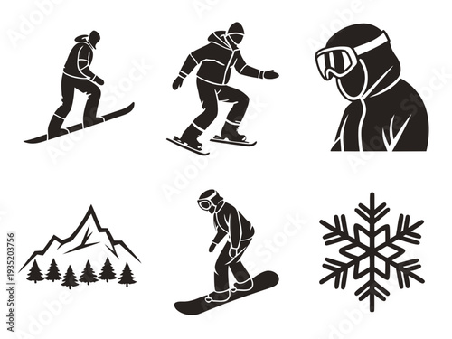 Winter Sports Pictograms

