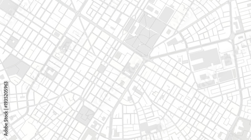 Fotografía Minimalist Abstract City Map Background - Urban Planning & Modern Navigation Con