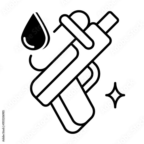 This Water Gun 2 icon is suitable for Holi Indian Festival.