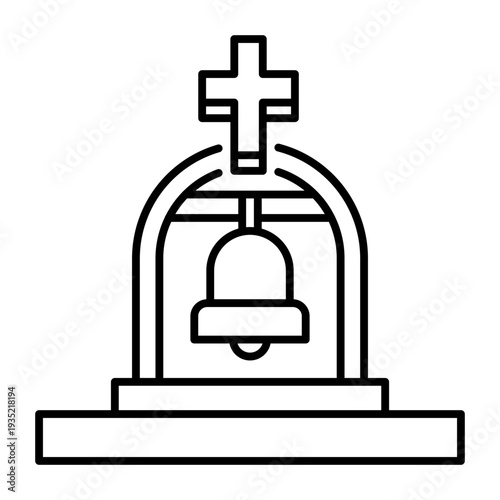 This Bell icon is suitable for Christian Events, etc