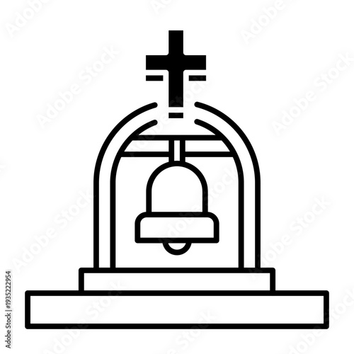 This Bell icon is suitable for Christian Events, etc