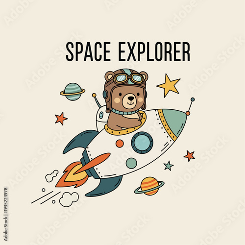 Soaring past rings of Saturn and twinkling stars, one small bear discovers that space is the ultimate playground.
