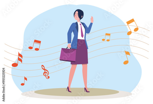 Talent Manager Concept Illustration Vector Style