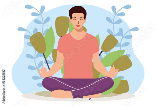 Soul Concept Illustration Vector Style