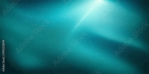 Abstract an ethereal underwater realm, a mesmerizing blend of deep turquoise hues, with shafts of light dancing through the tranquil depths.