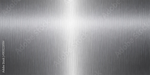 Abstract a close-up, photorealistic view of a metallic surface with a brushed texture, conveying sleekness, strength, and modernity.  Perfect for conveying industrial, high-tech, or futuristic themes.