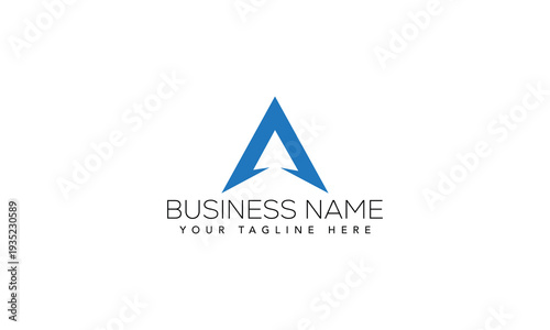 Free Download Modern Minimal A Letter Logo Vector Design Template - GFXLoad