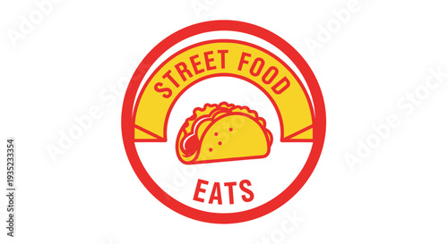 Taco Street Food Eats Logo Design.