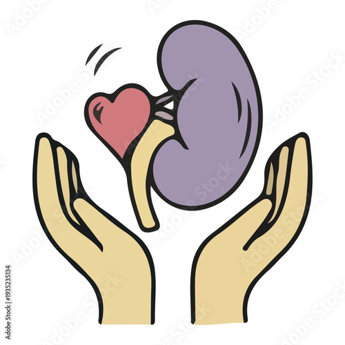 Kidney Health Care Icon