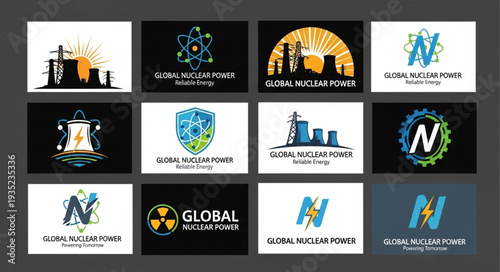 Collection of Industrial and Technology Logos.