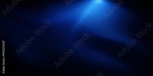 Abstract a moody, dark composition featuring a radiant blue light, emanating from an unknown source. The light forms stunning rays that cut through the darkness.