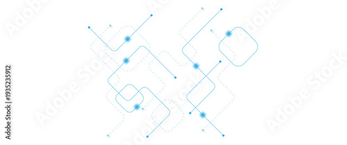 Abstract digital AI circuit board background with tech icons. Digital technology motherboard texture design. Engineering circuit board concept for poster, header, banner, website, presentation