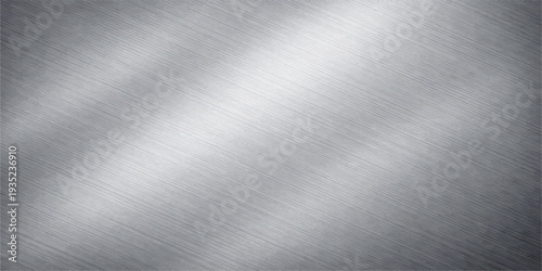 Abstract a close-up photograph showcasing a gleaming brushed metal texture, revealing the smooth surface and a refined, contemporary look. 