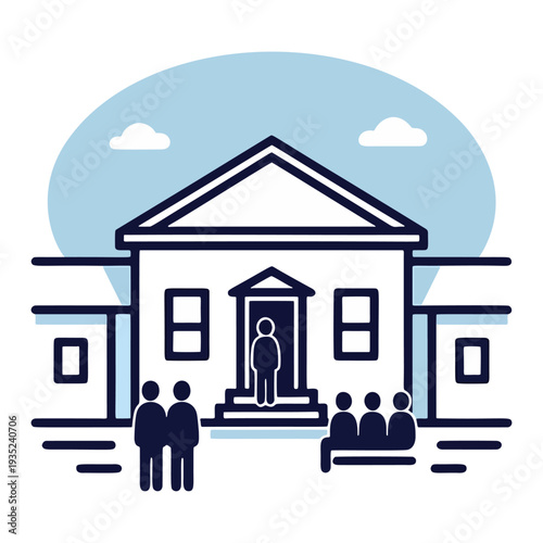 Couple Visiting Courthouse